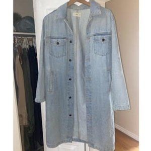 TNA Long Denim Jacket